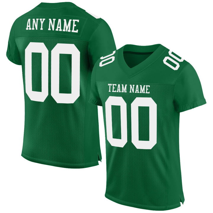 Kelly Green Classic Football Jersey – Custom Name and Number
